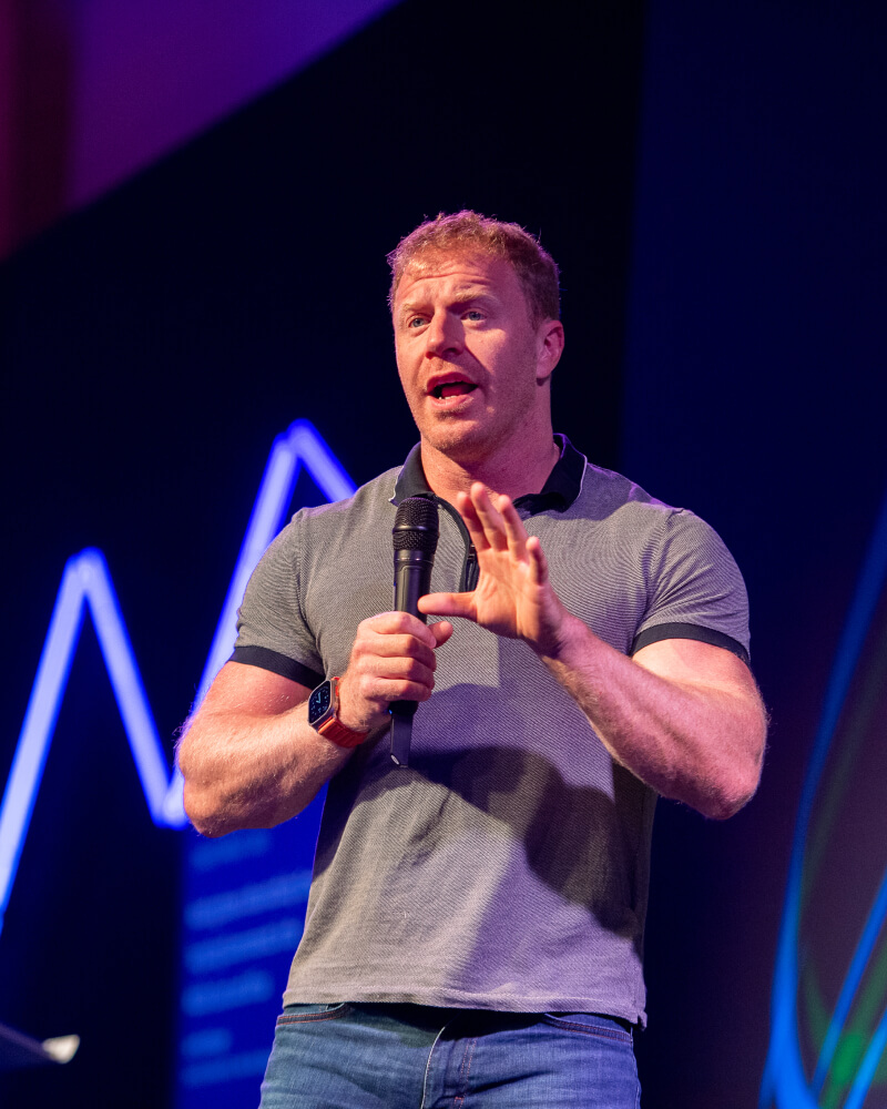 Photo of the keynote speaker